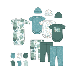 Bộ quần áo sơ sinh quà tặng hộp mùa hè, bộ đồ liền thân, bộ quần áo trẻ sơ sinh - Product Image 2