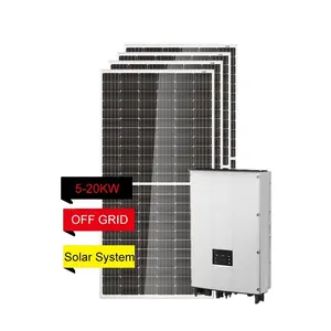 Solar Energy Off/hybrid Gird Solar Power System Home Use Solar System Good Price Wholesale 5kw/10kw/15kw/20kw/30kw