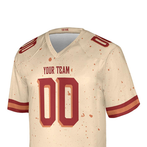 เสื้อฟุตบอลอเมริกันสั่งทำจากโรงงาน ขายส่งเสื้อฟุตบอลอเมริกันพิมพ์ชื่อตามสั่ง - Product Image 4