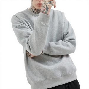 Sweat-shirt pour homme en molleton de coton imprimé, coupe classique, grammage lourd, col rond, doublure personnalisée, écologique, vente en gros - Product Image 3