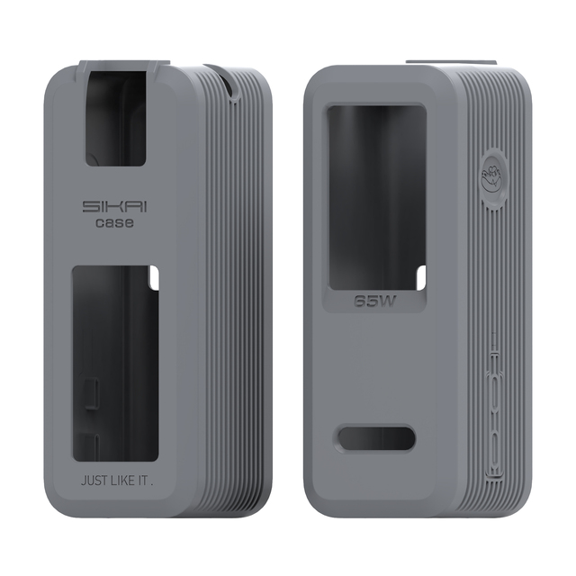 SIKAI Silicone Case Anker Prime Power Bank 9,600mAh 65W Shockproof Scratch-Resistant Grey/Black Type-C 3-in-1 Wireless Charging