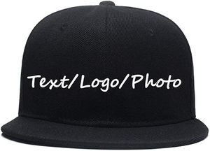 Casquettes Snapback Hip Hop Unisexe Personnalisables à Visière Plate pour l'Extérieur – Visières Anti-<span class=keywords><strong>Soleil</strong></span> avec Option d'Ajout d'Image/Texte/Logo – Casquettes de Baseball Personnalisées - Product Image 3