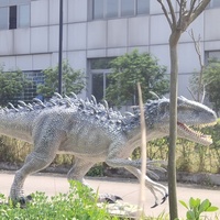 Dinosaurio Animatrónico Mecánico Más Famoso de Jurassic, D-Rex con Movimientos, Simulación, Modelo de T-Rex