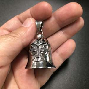 กริ่งมอเตอร์ไซค์แนววินเทจกะโหลกสแตนเลสอุปกรณ์เสริมมอเตอร์ไซค์ - Product Image 2