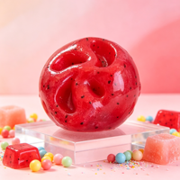 Jouet Squishy Pastèque Ultra-Élastique avec Remplissage de Gelée de Vaseline, Sensation de Poids Lourd, Balle Anti-Stress à Presser en Forme de Fruit pour Enfants et Adultes