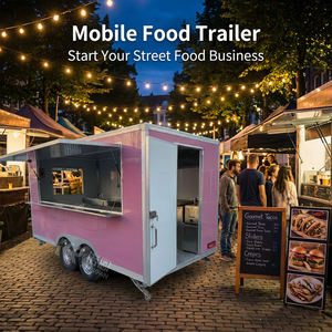 Remorque de restauration mobile personnalisée pour la vente de nourriture de rue, <span class=keywords><strong>camion</strong></span> de restauration rapide, remorque de traiteur pour les activités commerciales en extérieur - Product Image 1