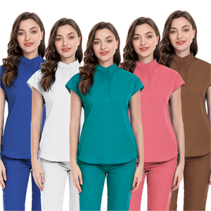 Nuevo estilo elegante uniforme médico Dental mujeres Scrub Set clínica Dental Scrubs trajes de enfermería uniforme médico - Product Image 1