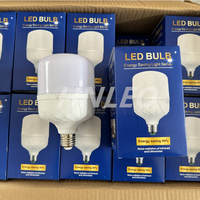Ampoule LED E27 B22 Ampoule LED domestique Matière première en gros 5W 10W 15W 20W 30W 40W 50W 60W Ampoule d'usine Lumière Ampoule LED