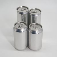 Boîtes en aluminium 250ML 330ML 500ML avec couvercles faciles à ouvrir pour l'emballage de bière artisanale, de soda et de boissons, impression sérigraphique