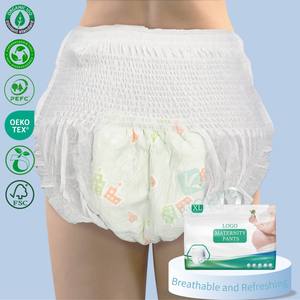 Culottes absorbantes <span class=keywords><strong>pour</strong></span> adultes bio, super absorbantes, anti-fuites, post-partum, sous-vêtements de maternité, imprimées, pull-ups - Product Image 1