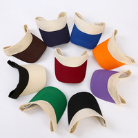 Casquette de protection solaire personnalisée à deux tons avec logo brodé et imprimé, réglable pour l'extérieur