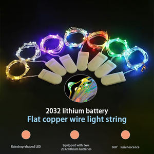 Guirlandes lumineuses LED DIY à piles longue durée, en forme de fil de cuivre, blanc chaud, pour cadeaux de Noël, lot de 20 - Product Image 2