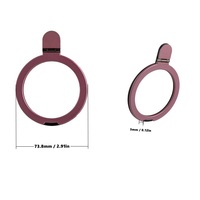 Support magnétique pour téléphone de voiture en aluminium usiné CNC ultra-fin pour grille d'aération compatible MagSafe