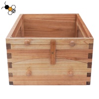 Ruche en Bois Chinoise à Flux Automatique 2, Boîte à Miel d'Abeilles Automatique à Écoulement Libre pour Abeilles à Miel