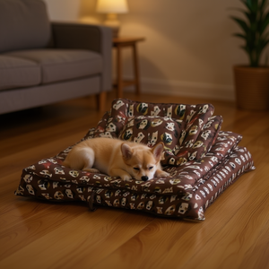 Set Letto per Animali Domestici YM1280 in Quattro Pezzi Imbottito in Cotone - Product Image 3