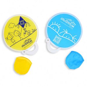 Custom Logo Foldable Hand <b>Fan</b> with Flying Disc <b>Case</b> Nylon Material Summer/Winter Use Custom Color Outdoor Use - Product Image 5