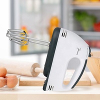Mélangeur à main 150W Mini mélangeur à crème portable batteur à oeufs pas cher électrique 7 vitesses vitesse variable en plastique OEM processus alimentaire 0.95kg