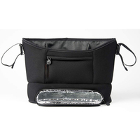 Organisateur universel pour poussette Cady, sac à langer avec poches isothermes et matelas à langer, motif imprimé, organisateur pour poussette