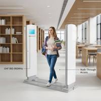 Porte de sécurité RFID pour mobilier de bibliothèque, détecteur de livres antivol EAS, système de gestion de sécurité d'alarme RFID HF