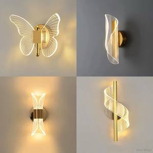 Modern Luxury Creative Butterfly Design LED <b>Wall</b> Lamp with Sensor Control & Dimmable for Living Room & Corridor - Product Image 2