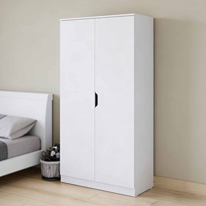 Juego de Muebles para Cuarto de Bebé de 3 Piezas, Cuna Convertible, Mesa Cambiadora, Armario de Madera, Muebles Modernos Blancos para Dormitorio de Bebé - Product Image 5