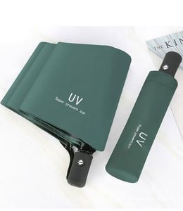 Parapluie Pliant Promotionnel Logo Personnel Pare-Soleil Logo Personnalisé Compact Portable Pluie Automatique Parapluie Coupe-Vent avec logo - Product Image 1