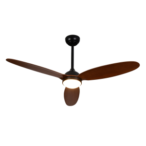 Ventilador de Techo LED Moderno con 3 Aspas Curvas de ABS Mate para Dormitorio, Sala de Estar, Comedor y Hogares Contemporáneos - Product Image 2