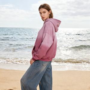 TKAN541D Vente en gros 480 grammes Coton Imprimé sur mesure Délavé à l'acide Style streetwear vintage Épais Coupe oversize Épaules tombantes Femme - Product Image 1