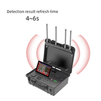 Détecteur de drones portable 1-10KM, scanner radio, localisateur de pilote, système de suivi de signal RF sans fil, alarme de sécurité