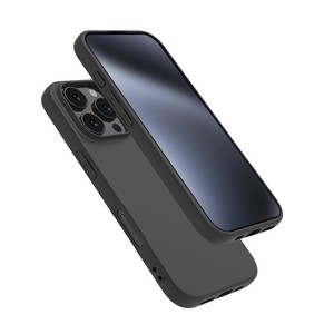 <span class=keywords><strong>Coque</strong></span> de téléphone <span class=keywords><strong>en</strong></span> TPU souple <span class=keywords><strong>noir</strong></span> givré <span class=keywords><strong>pour</strong></span> <span class=keywords><strong>iPhone</strong></span> 17 Air 16 15 Plus 14 13 Pro 12 <span class=keywords><strong>11</strong></span> Pro Max 7 8 SE 16E <span class=keywords><strong>coque</strong></span> arrière mate à couverture complète - Product Image 2