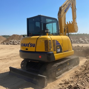 <b>Used</b> Original Kamatsu Pc56 <b>Used</b> PC18MR PC30 PC35 PC45 PC50 Pc55 Pc56 Mini Crawler Excavatore 5 Ton Mini Komatsu Pc56 <b>Excavator</b> - Product Image 1