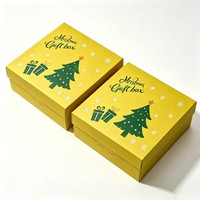 Boîte cadeau surprise en carton personnalisée avec base et couvercle en ruban pour baby shower, anniversaire, Noël, Saint-Valentin, fiançailles