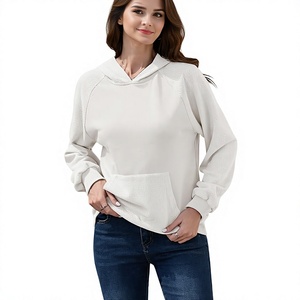 Unisex <b>White</b> Dinosaur Print Hooded Sweatshirt Long Oversized Casual Pocket Hoodie Knitted Cotton French Terry Autumn Wear - Product Image 5