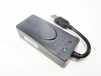 Modem Fax Dual Port USB2.0 56K Modem Eksternal dengan Driver untuk Win 7/Win 8/Win 10/Win XP Modem USB