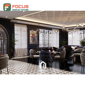 Mostrador de Servicio Contemporáneo para Cafetería, Panel de Vidrio Templado, Mostrador Frontal para Tienda - Product Image 6