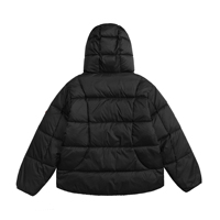 Blouson mat noir tendance pour homme 2026, matelassé avec rembourrage 3M Thinsulate, doudoune streetwear pour l'hiver
