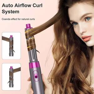 Sèche-cheveux Électrique Professionnel 5-en-1 avec Styler, 3 Températures, Barils Interchangeables, Chauffage Rapide 1000W - Usage Domestique et Hôtelier - Product Image 4