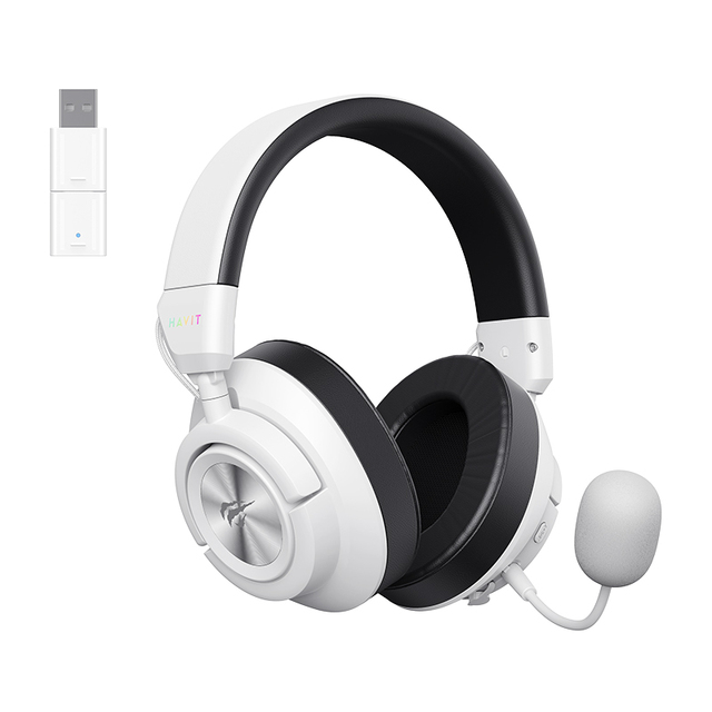 Havit HUAXU-X1 5-WAY Function Gaming Headphone Gaming Headset 2.4Ghz Over Ear Headphone 2.4G RGB Gaming Headphones