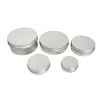 Boîte en aluminium pour le stockage du safran de qualité alimentaire, 5 ml, 10 ml, 15 ml, 30 ml, 50 ml, 60 ml, 80 ml, 100 ml, 120 ml, 150 ml, 200 ml, 500 ml, D888