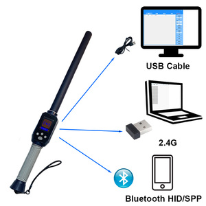 Lecteur d'étiquettes d'oreille pour bétail, porcs, vaches, animaux d'élevage, avec antenne longue UHF 860-960 MHz, scanner ISO18000-6C, 5-300 cm, HawbeID ALR350U - Product Image 2