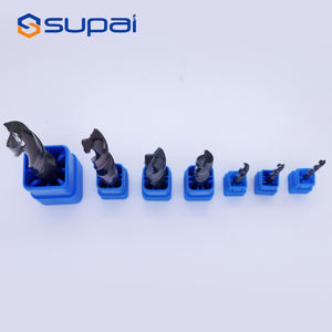 مطحنة طحن من الفولاذ التنغستن كربيد صلب مصقول للغاية من SUPAL ، مطحنة من الفولاذ المقاوم للصدأ مع طلاء أسود من القصدير TiSiN - Product Image 3