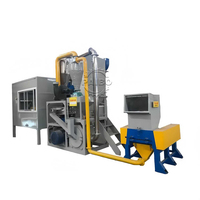 Machine de séparation des déchets composites aluminium-plastique pour le broyage des emballages blister et le tri électrostatique