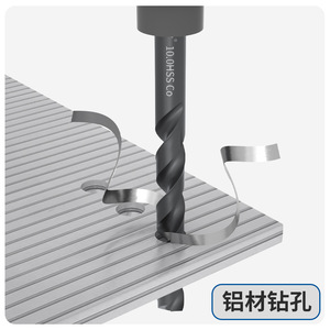 Fangdawang Twist <b>Drill</b> 10.0HSSCo Metric High Speed Steel Straight Shank Right <b>Hand</b> DIN Standard - Product Image 2