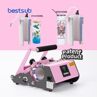 Nouvelle presse à chaud semi-automatique 2-en-1 pour sublimation sur verre et tasses 110V/220V