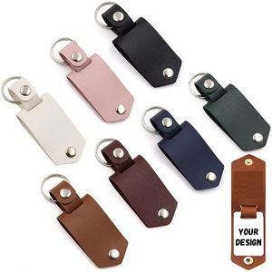Customised Business PU Leather <b>Custom</b> <b>Keychain</b> Decoration Sublimation <b>Keychain</b> Decoration - Product Image 2