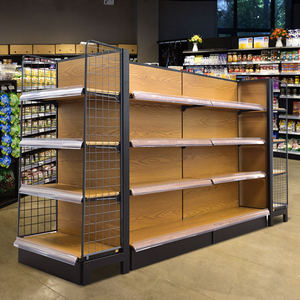 Estanterías de Exhibición de Madera Personalizadas para Supermercados, Estantes de Góndola para Tiendas Minoristas - Product Image 6