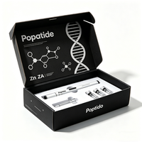 Boîte en carton pliable double fente OEM en gros avec insert en plastique prédécoupé pour l'emballage de stylos, flacons et tubes