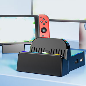 แท่นชาร์จแบบพกพาสำหรับ <span class=keywords><strong>Nintendo</strong></span> <span class=keywords><strong>Switch</strong></span>/แท่นฉาย <span class=keywords><strong>OLED</strong></span> สำหรับ <span class=keywords><strong>Nintendo</strong></span> <span class=keywords><strong>Switch</strong></span>/<span class=keywords><strong>OLED</strong></span> HD Mi ตัวแปลงวิดีโอพร้อมไฟ RGB - Product Image 6