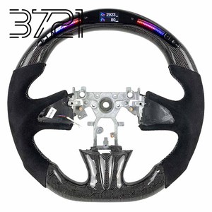 Volante de fibra de carbono LED con pantalla de rendimiento de carreras para Infiniti Q50 Q60 QX50 QX55 2017-2025 - Product Image 1