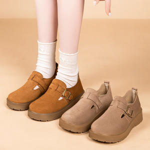 2026 New Spring Autumn Women's Trendy Casual Shoes Thick Bottom <b>Slip</b>-on Lazy Shoes - Product Image 4